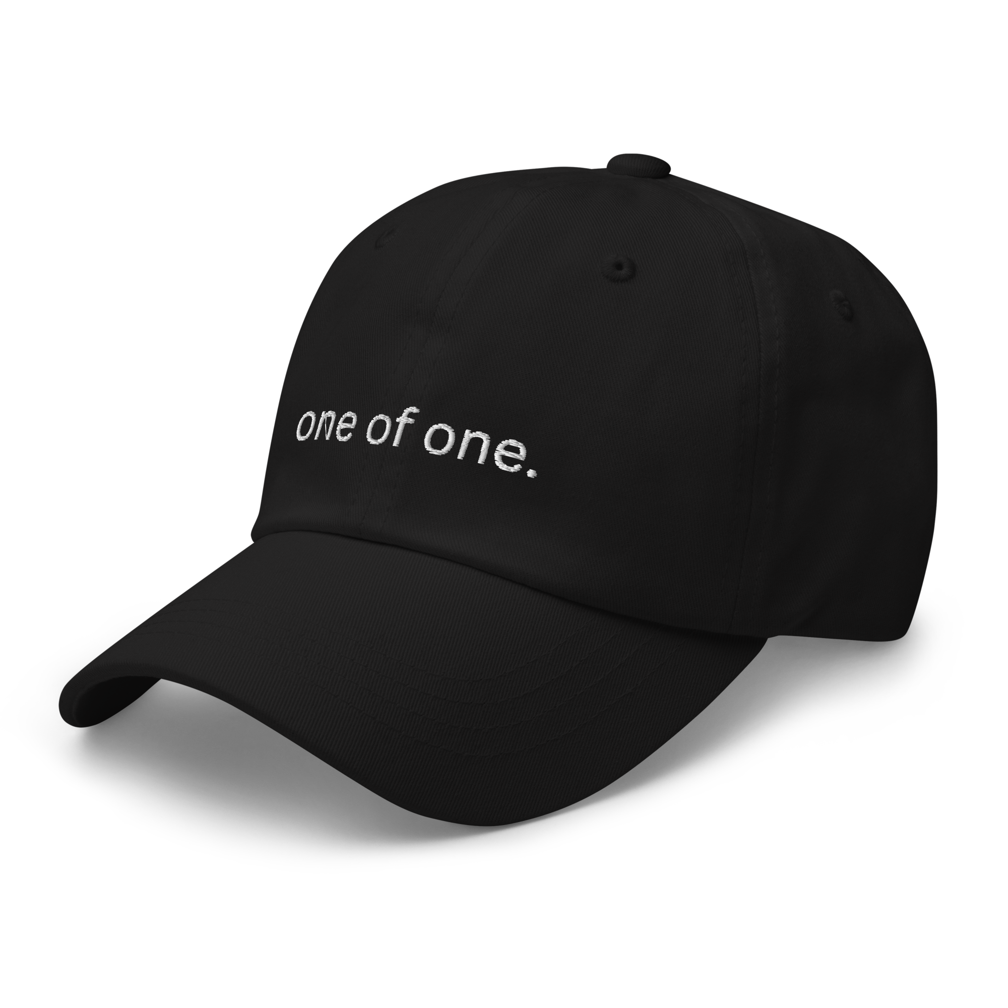 One of One Dad Hat Left Side