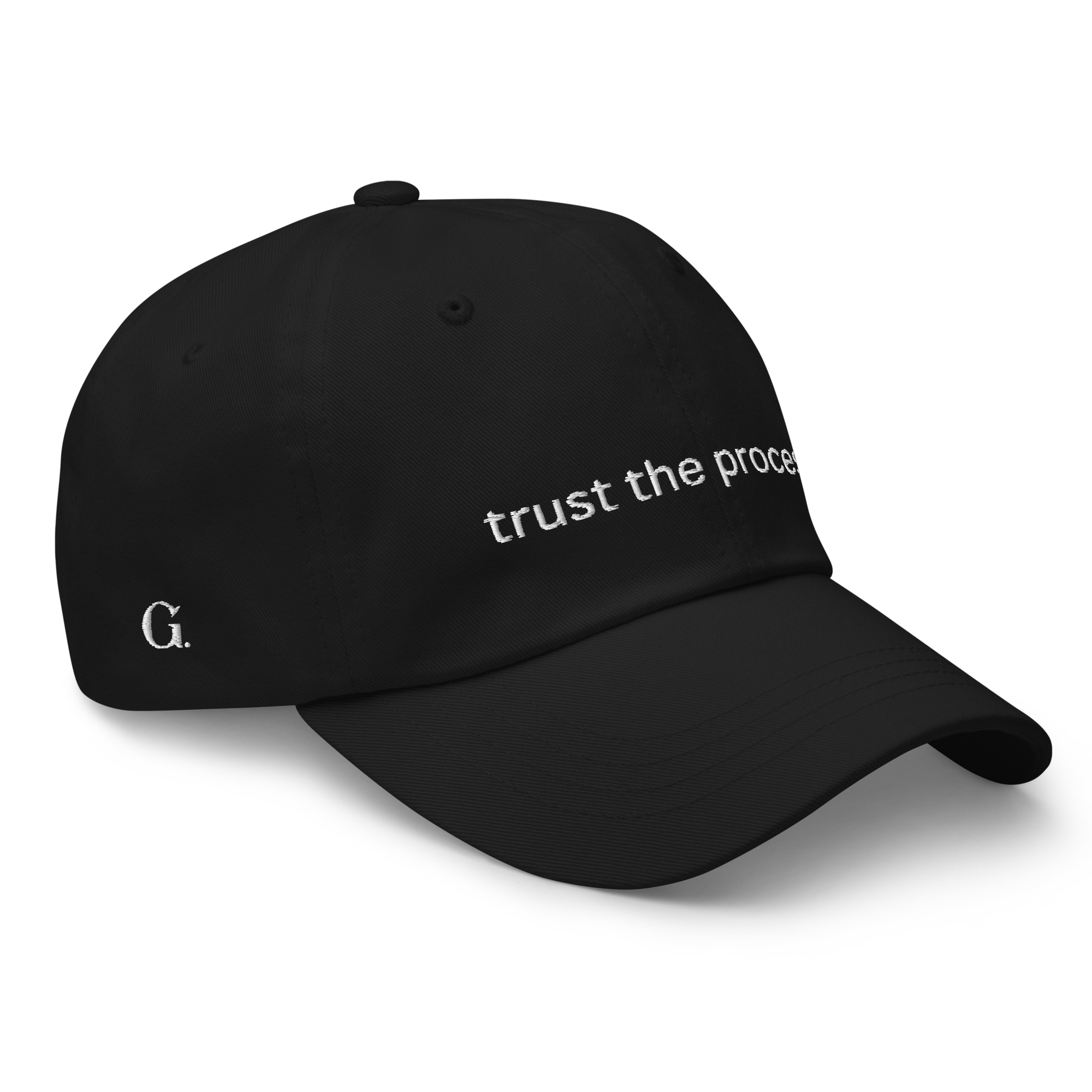 Trust the Process Dad Hat Right Side