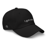 I got you dad hat right side view