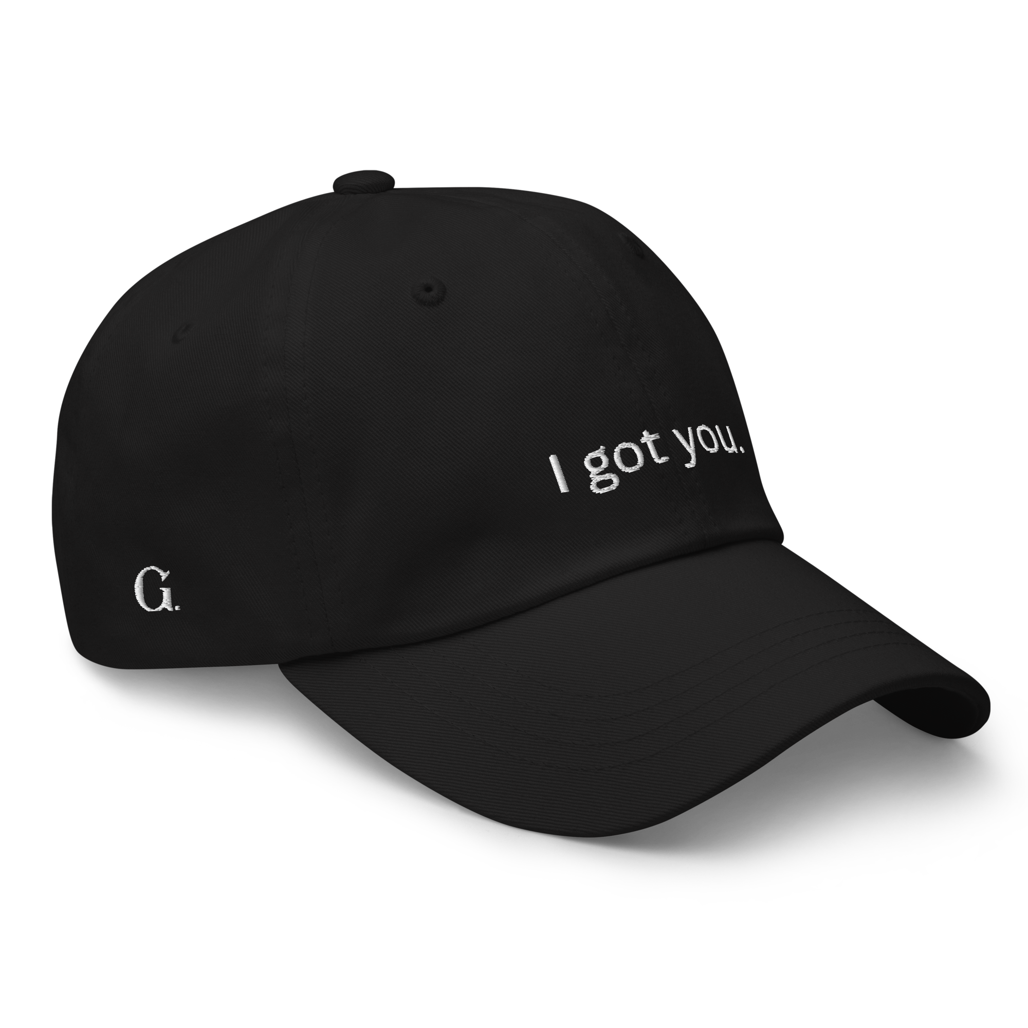 I got you dad hat right side view